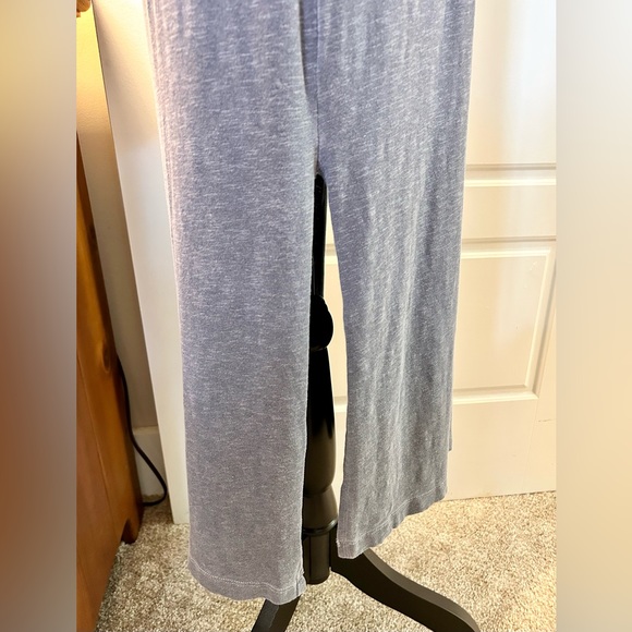 SUNDRY by ANTHROPOLOGY Heathered Blue Ruffle Shoulder Weekend Midi Dress Sz XS - Picture 11 of 12